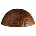 thumbnail image 1 of Justice Design CER-1355W-CRK Ambiance - Large Quarter Sphere Downlight Outdoor Wall Sconce White Crackle Incandescent Choose Your Options, 1 of 7