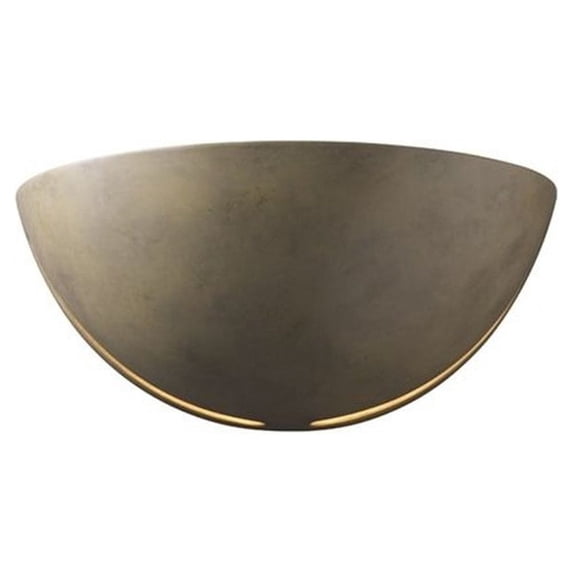 Justice Design CER-1385-TERA Ambiance - Large Cosmos Wall Sconce Terracotta Incandescent Choose Your Options
