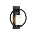 thumbnail image 1 of Justice Design CLD-7732W-MBLK Redondo - 1 Light Outdoor Wall Sconce Matte Black  Dark Bronze Finish, 1 of 2