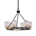 thumbnail image 1 of Justice Design FSN-4352-SEED-MBBR Richmond - 6 Light Chandelier   Richmond - 6 Light Chandelier, 1 of 2