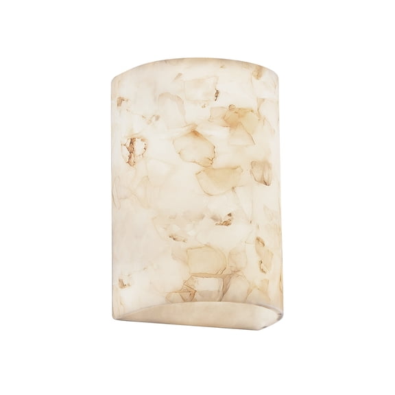 Justice Design Group Alr-1265 Alabaster Rocks 7.75" Wall Sconce - Alabaster