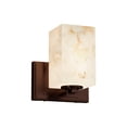 thumbnail image 1 of Justice Design Group Alr-8441-15 Alabaster Rocks! 8" Tall Bathroom Sconce - Bronze, 1 of 1