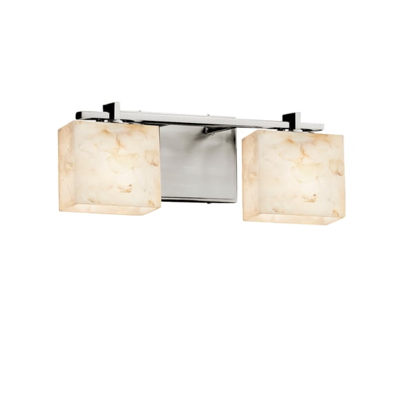 Justice Design Group Alr-8442-55 Era 2 Light 15-1/2" Wide Bathroom Vanity Light - Nickel