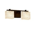 thumbnail image 1 of Justice Design Group Alr-8442-55 Alabaster Rocks! 2 Light 16" Wide Bathroom Vanity Light -, 1 of 2