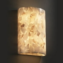Justice Design Group Alr-8857 Ada Small Cylinder Wall Sconce - Alabaster