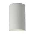 thumbnail image 1 of Justice Design Group CER-0955W 13.5" Large Rectangular One Light Exterior Wall Sconce from the Ceramic Collection Rated for Wet Locations, 1 of 7