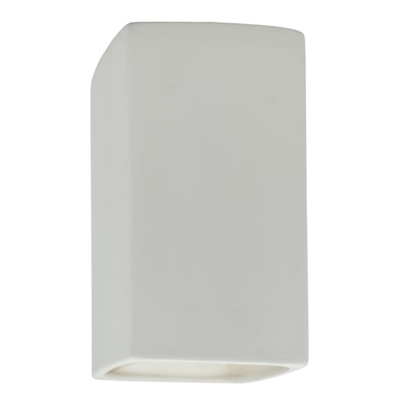 Justice Design Group Cer-5950 Ambiance 14" Tall Rectangular Closed Top Ada Wall Sconce -