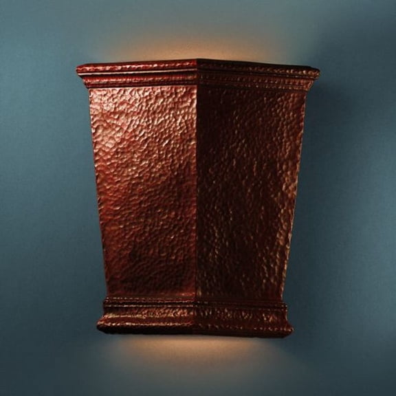 Justice Design Group Cer-1415 Two Light Large 18" Indoor Wall Sconce Rated For Damp