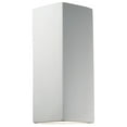thumbnail image 1 of Justice Design Group Cer-5145 Two Light 13.25" Ada Peaked Rectangle Interior Wall Sconce, 1 of 7