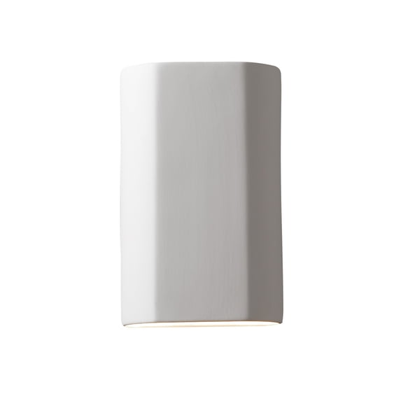Justice Design Group Cer-5505W Ambiance 2 Light 9" Tall Led Outdoor Wall Sconce - Beige