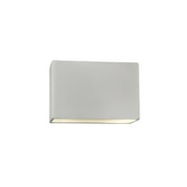 Justice Design Group Cer-5640W Ambiance 6" Tall Closed Top Outdoor Wall Sconce - Beige