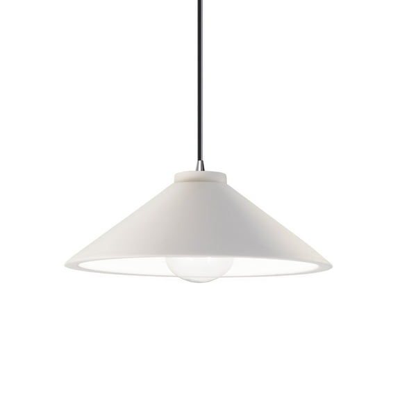 Justice Design Group Cer-6240-Bis-Bkcd Radiance 12" Wide Pendant - Chrome
