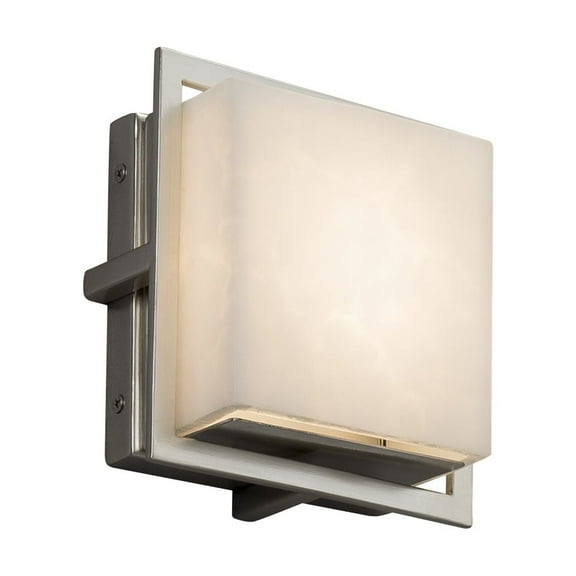 Justice Design Group Cld-7561W Clouds 1 Light 6-1/2" High Integrated 3000K Led Outdoor