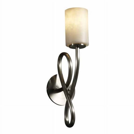 Justice Design Group Cld-8911-10 Clouds 5" Wall Sconce - Nickel
