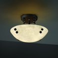 thumbnail image 1 of Justice Design Group Cld-9650-35-F1 Clouds 13.75" Round Bowl Semi Flush Mount Ceiling, 1 of 1