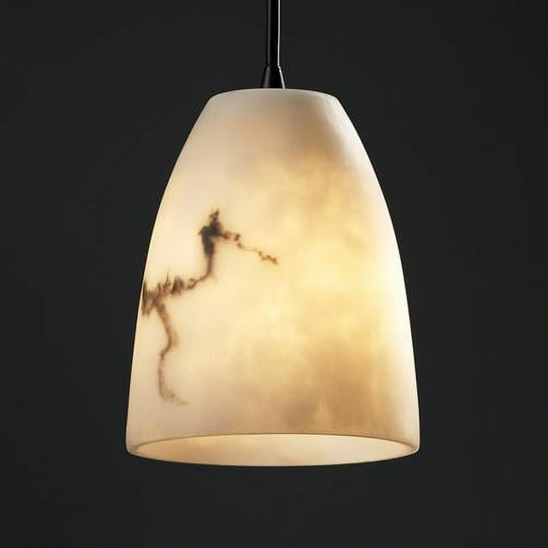 Justice Design Group FAL-8815-10-DBRZ-RIGID Mini 1-Light Pendant 
