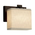 thumbnail image 1 of Justice Design Group Fab-8447-55 Era 1 Light 7" Wide Bathroom Sconce - Bronze, 1 of 1
