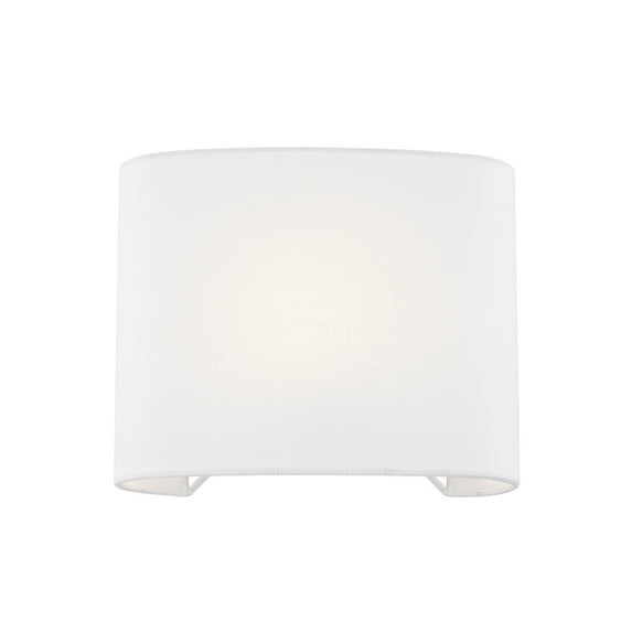 Justice Design Group Fab-8855 10" Tall Wall Sconce - White