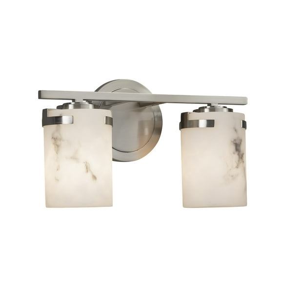 Justice Design Group Fal-8452-10 Lumenaria 2 Light 13-3/4" Wide Bathroom Vanity Light -