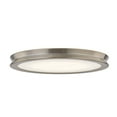 thumbnail image 1 of Justice Design Group Fsn-4182-Opal Fusion 17" Wide Led Flush Mount Ceiling Fixture - Brass, 1 of 1