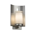 thumbnail image 1 of Justice Design Group Fsn-7591W-10-Opal Fusion 1 Light 12-3/4" High Outdoor Wall Sconce -, 1 of 1