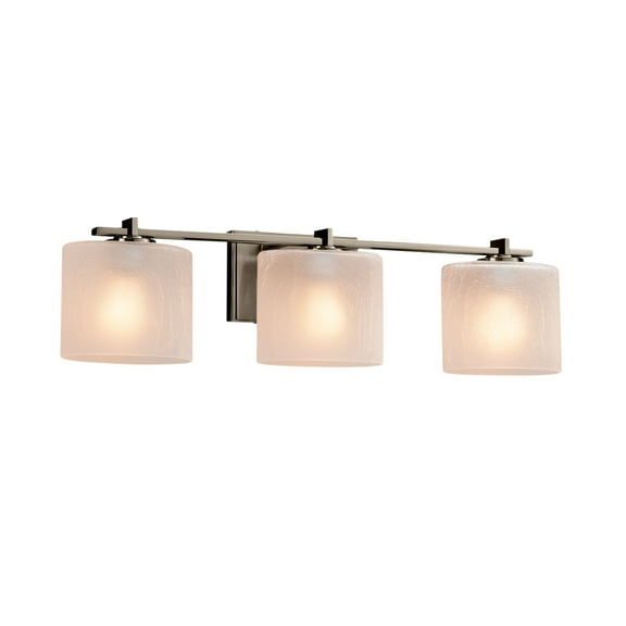 Justice Design Group Fsn-8443-30-Frcr Fusion 3 Light 24" Wide Bathroom Vanity Light -