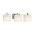thumbnail image 1 of Justice Design Group Fsn-8443-55-Opal Fusion 3 Light 26" Wide Bathroom Vanity Light -, 1 of 1