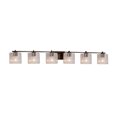 thumbnail image 1 of Justice Design Group Fsn-8446-30-Seed Fusion 6 Light 57" Wide Bathroom Vanity Light -, 1 of 1