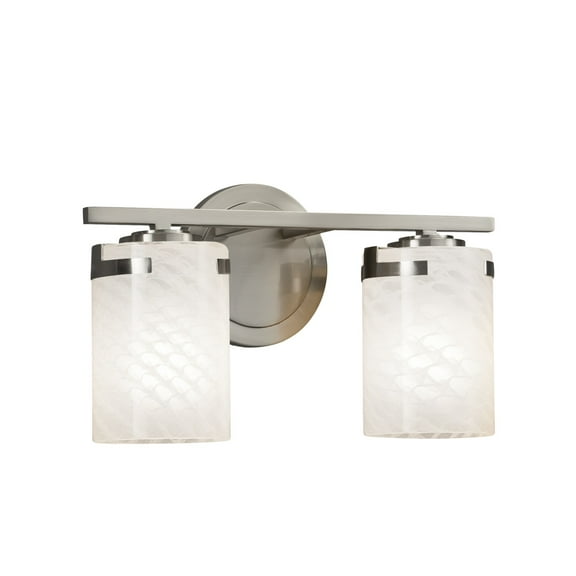 Justice Design Group Fsn-8452-10-Weve Fusion 2 Light 13-3/4" Wide Bathroom Vanity Light -