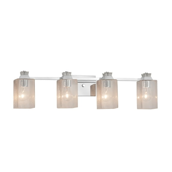 Justice Design Group Fsn-8474-15-Seed Fusion 4 Light 33" Wide Bathroom Vanity Light -