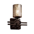 thumbnail image 1 of Justice Design Group Fsn-8501-10-Mror Fusion 9" Argyle 1 Light Wall Sconce - Bronze, 1 of 1