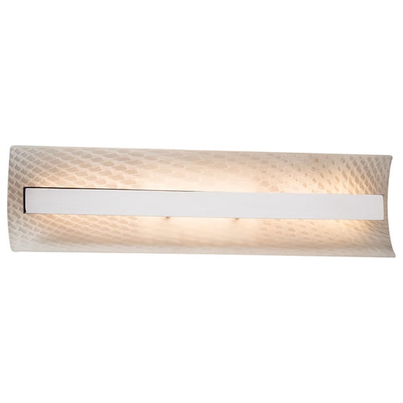 Justice Design Group Fsn-8621-Weve Fusion 21" Ada Approved Led Contour Bath Bar - Chrome