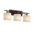 thumbnail image 1 of Justice Design Group Fsn-8703-30-Opal Fusion 26.5" Aero 3 Light Bathroom Vanity Light -, 1 of 2