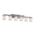 thumbnail image 1 of Justice Design Group Fsn-8786-10-Opal Fusion 45" Dakota 6 Light Bathroom Vanity Light -, 1 of 2