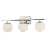 Justice Design Group Fsn-8963-Opal Fusion 3 Light 26" Wide Bathroom Vanity Light - Chrome