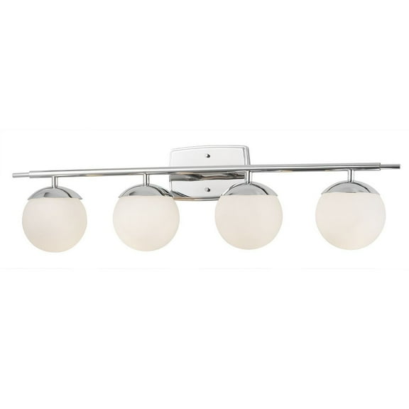 Justice Design Group Fsn-8964-Opal Fusion 4 Light 32" Wide Bathroom Vanity Light From The