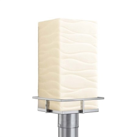 Justice Design Group Pna-7563W-Wave Avalon 17" Tall Integrated Led Outdoor Single Head