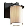thumbnail image 1 of Justice Design Group Por-8771-10-Wfal Limoges 5" Bathroom Sconce - Black, 1 of 2