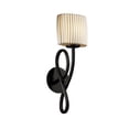 thumbnail image 1 of Justice Design Group Por-8911-30-Plet Limoges 1 Light 18" Tall Wall Sconce - Bronze, 1 of 1