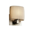 thumbnail image 1 of Justice Design Group Por-8931-30-Plet Limoges 6.5" Ada Compliant Bathroom Sconce - Nickel, 1 of 1