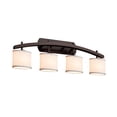 thumbnail image 1 of Justice Design Group Fab-8594-30-Whte Textile 35.5" Archway 4 Light Vanity Light - Bronze, 1 of 2
