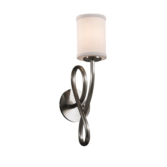Justice Design Group Textile Capellini 1 Light Wall Sconce