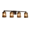 thumbnail image 1 of Justice Design Group Gla-8434-16-Ambr Veneto Luce 31.5" Regency 4 Light Vanity Light -, 1 of 2