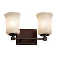 thumbnail image 1 of Justice Design Group Gla-8422-16-Whtw Veneto Luce 13.5" Tetra 2 Light Vanity Light -, 1 of 2