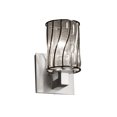 thumbnail image 1 of Justice Design Group Wgl-8921-10-Swcb Wire Glass 4.75" Bathroom Sconce - Nickel, 1 of 1