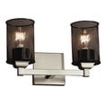 thumbnail image 1 of Justice Design Group Wire Mesh Regency 2 Light Vanity Light, 1 of 2