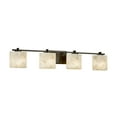 thumbnail image 1 of Justice Designs Alabaster Rocks Era 4-LT Bath Bar - Dark Bronze - ALR-8444-30-DBRZ, 1 of 1