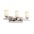 thumbnail image 1 of Justice Designs Fusion Aero 3-LT Bath Bar - Polished Chrome - FSN-8703-10-OPAL-CROM, 1 of 2