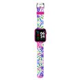 Justice Female Tween Smart Watch with Silicone Strap in Pink Tie Dye