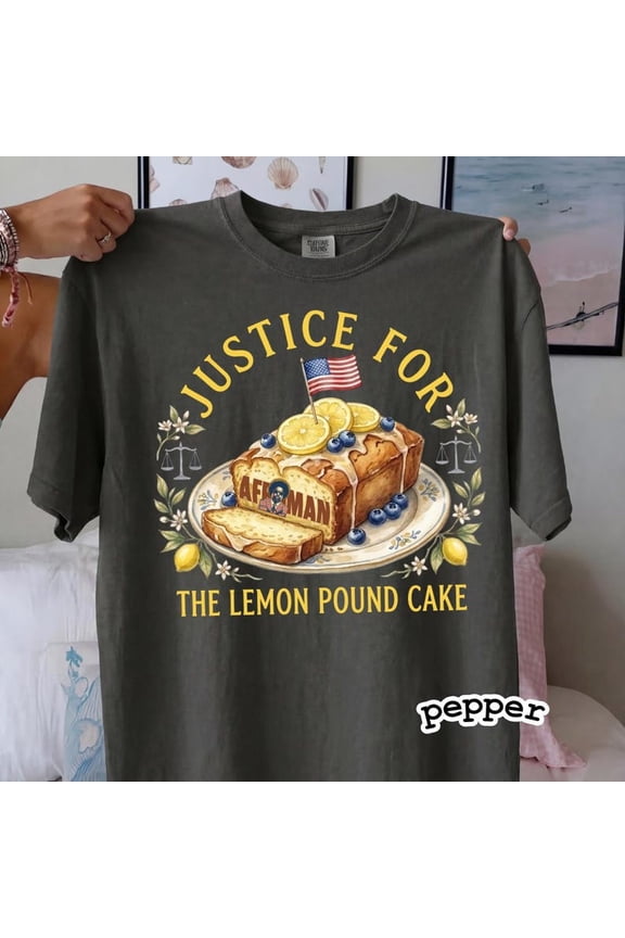 Justice For Lemon Pound Cake Afroman Comfort Colors Shirt, Unisex Cotton Tee Multi